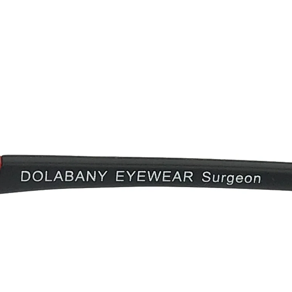 Dolabany Eyeglasses Frames Surgeon Matte Red Black Cat Eye Full Rim 48-17-135